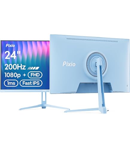 Amazon.com: Pixio PXC279 Wave Blue 27 inch 300Hz Refresh Rate FHD